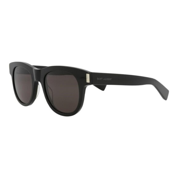 Saint Laurent Unisex Round/Oval Black Black Black Fashion Designer Eyewear - Picture 1 of 4